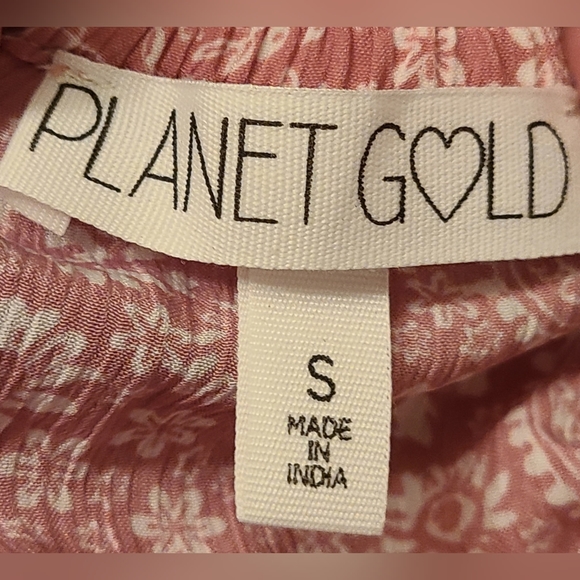 NWT Planet Gold size S pink top - Picture 9 of 10